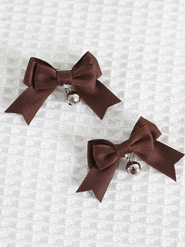 Hairclips Charm with Colors of Bowknot Bell A Pair Cute 14