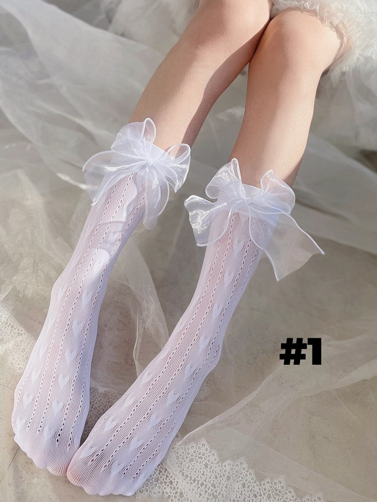 Bow Sweet Lolita Calf Socks