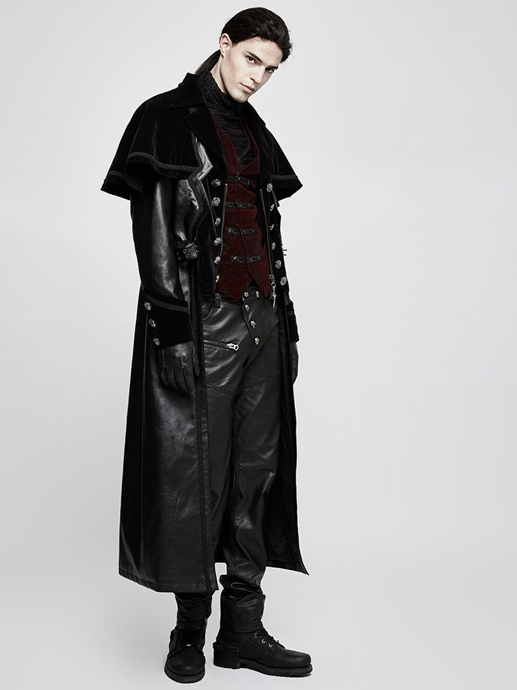 Men's Gothic Vest Red