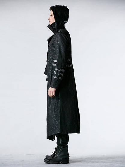 Black Long Wild Reaper Coat Men's