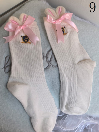 Optionen Cartoon Socken Rüschen Lolita Bündchen Kalb Bunt 9