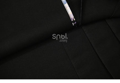 ブラックムーンラビット チャイナドレス風プリーツミディスカート