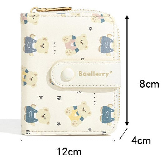 Cute Purse Bear Coin 6 Colors Print with