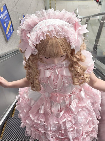 / ヘアバンド 赤 ピンク 白