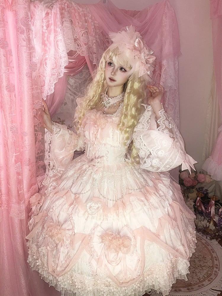 Rose Bow Ruffle Tulle Mini Hat - sedef
