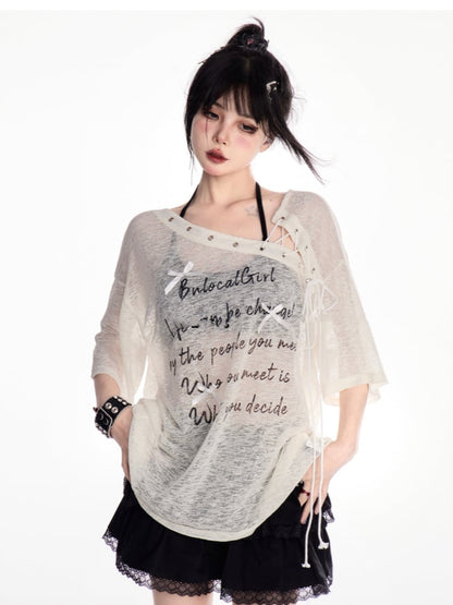 Leopard Pattern Buckle Straps Black Lace Trim Tiered Skirt