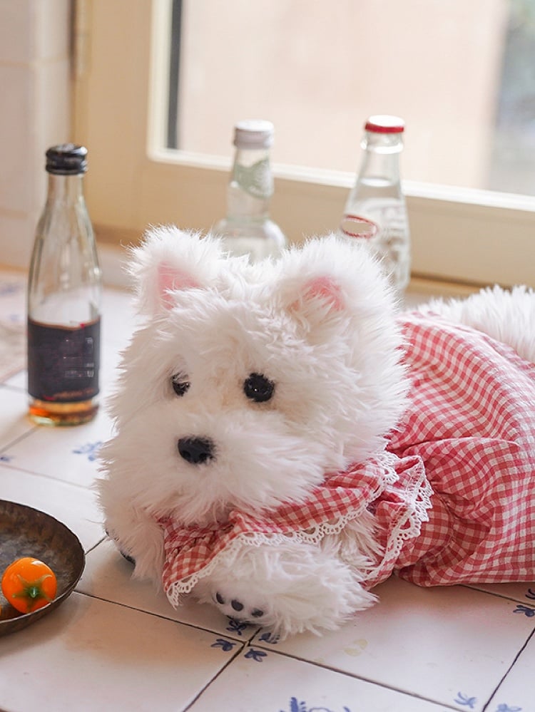 Backpack/Crossbody Dog Bag Plush Realistic