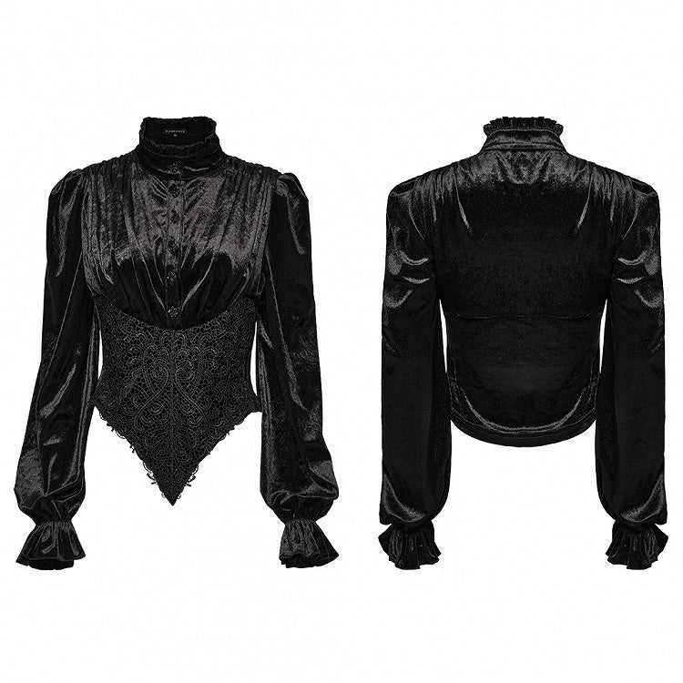 Shirt Goth Retro Black