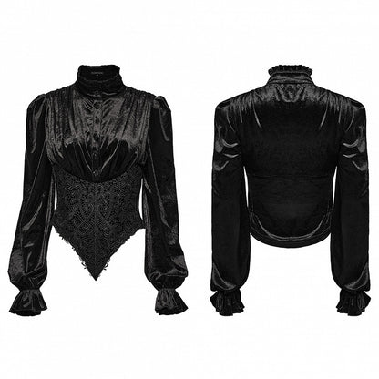 Shirt Goth Retro Black