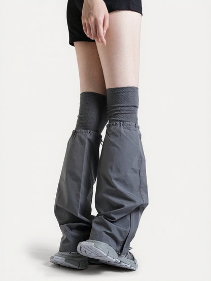 Punk Style Over-the-Knee Gray Leg Warmers - ModaSwings