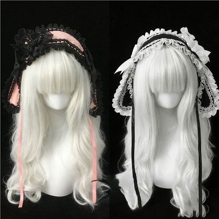 Hairband Colors Lace Ear 3 Bunny with Trim