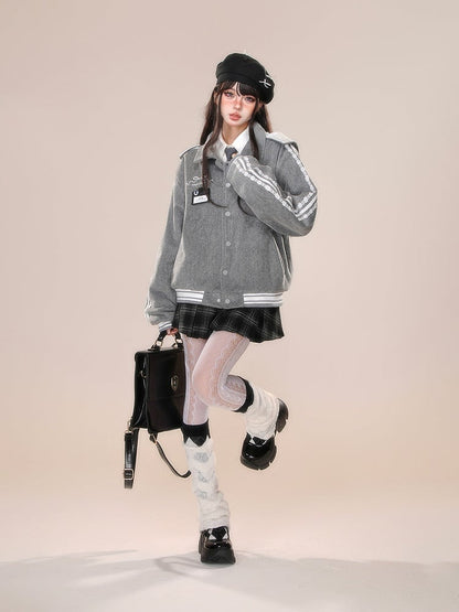 Black Red Plaid Pattern Detachable Bowknot Christmas Skirt