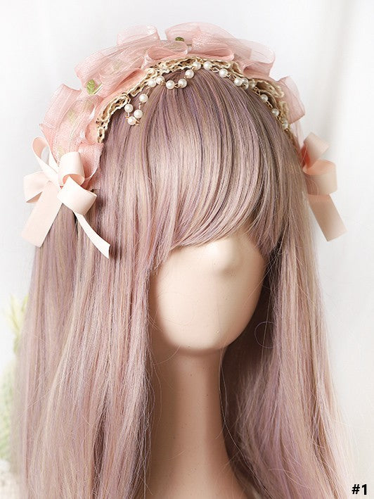 Pink KC/Pearl KC Lolita 2 Tulle Charm Sweet Options Strawberry
