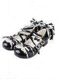 Riemen 2CM/5CM Schwarze Absätze Bowknot Herz Crisscross Schuhe Design Schnalle Süße Details Block Lolita
