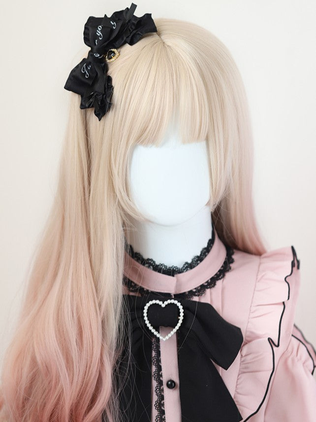 3 Options Color Hairclip Charm Kei Bowknot Jirai Heart