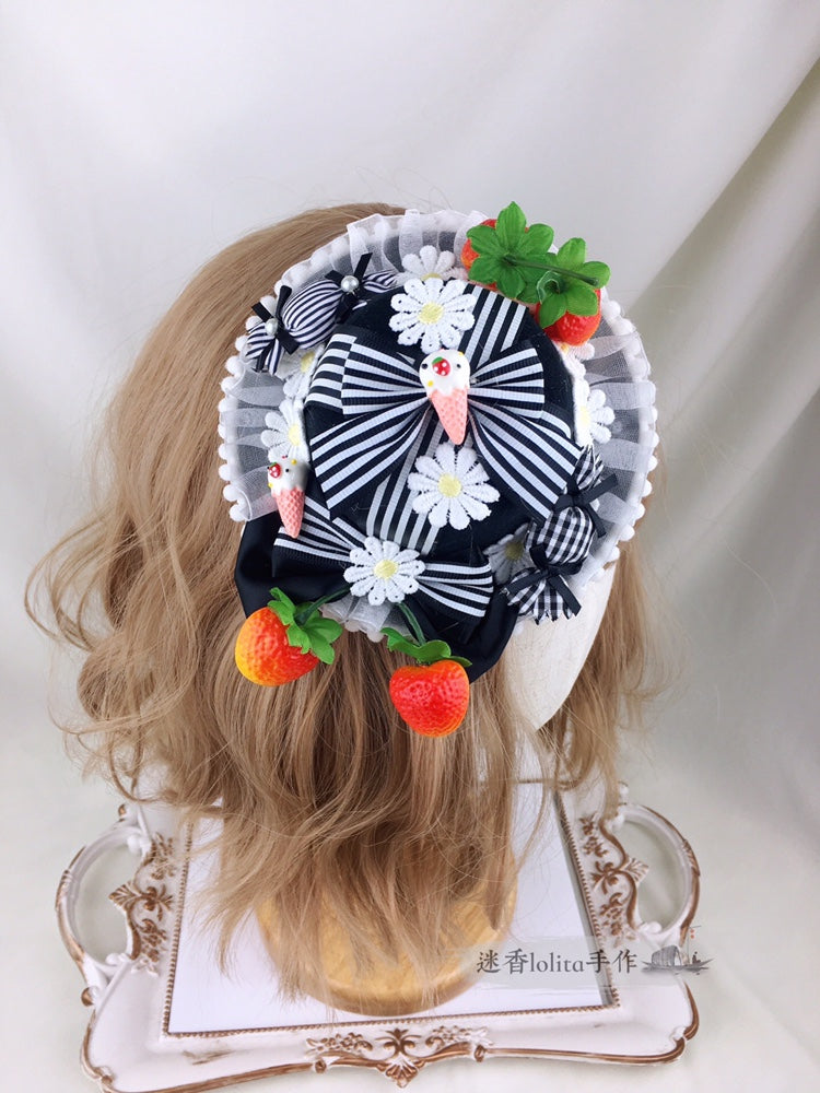 Mini Hat (3 Options) Color Strawberry-Themed