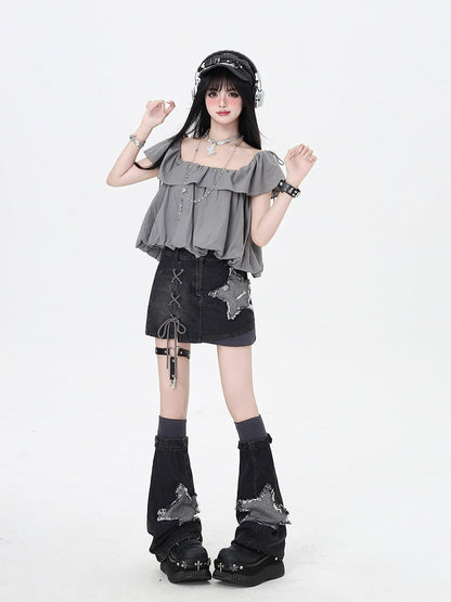 トップス/バブルグレースカート 3通りの着こなし