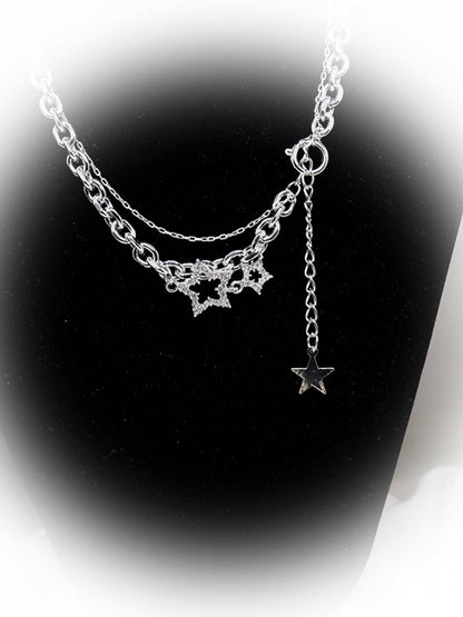 Silver Star Pendant Necklace - Kiwi Store