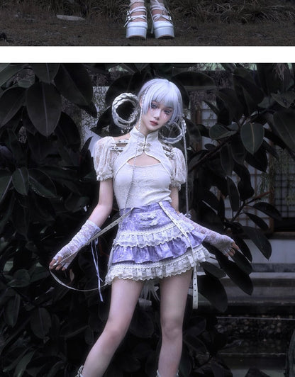 神の救済ティアードスカート