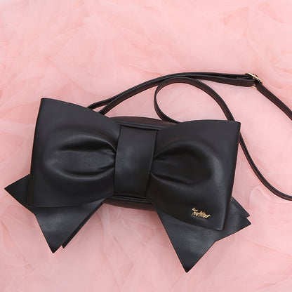 Black/Pink Bokwnot Crossbody Sweet Lolita Bag