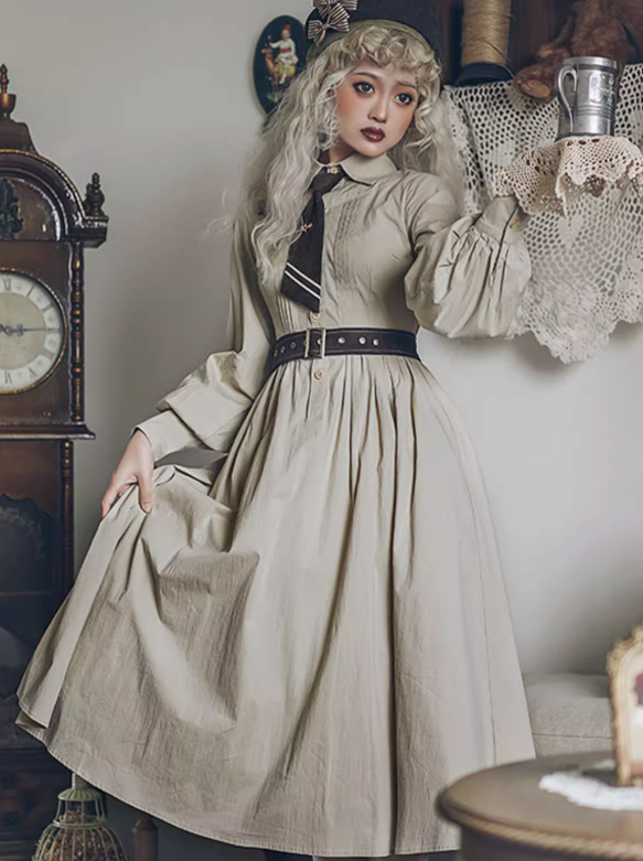 アーミーボリュームロリータドレス