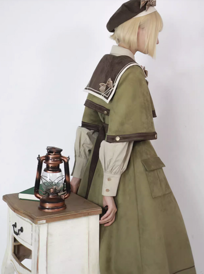 アーミーボリュームロリータドレス