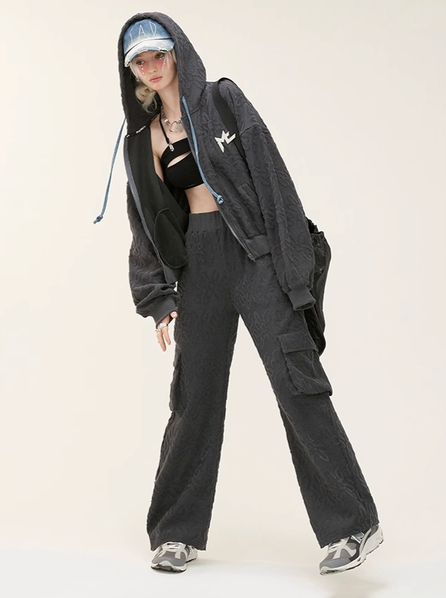 Paar Original Lose Volle Print Logo Hosen Handtuch Casual Check