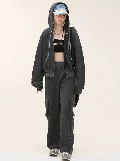 Paar Original Lose Volle Print Logo Hosen Handtuch Casual Check