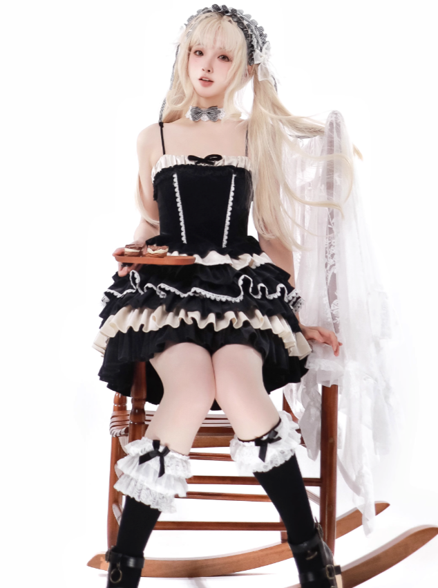 Süßes Kleid Kuchen Volumen Süßigkeiten Rüschen