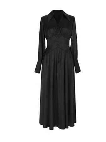 ドレスマークジャカードモードウエストロング