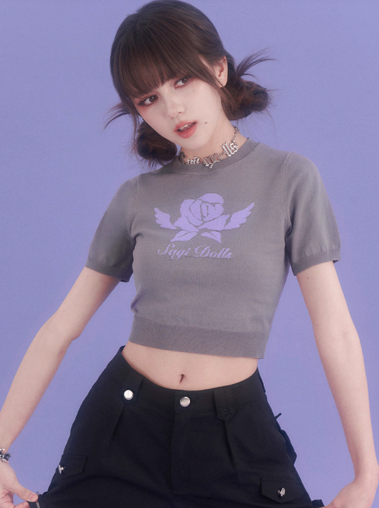 Süße Strickblume Cool