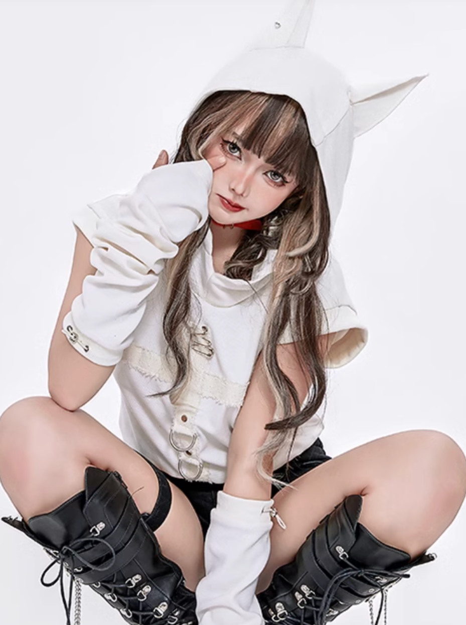 Dobermann Top Carbon Ärmellos mit Kapuze