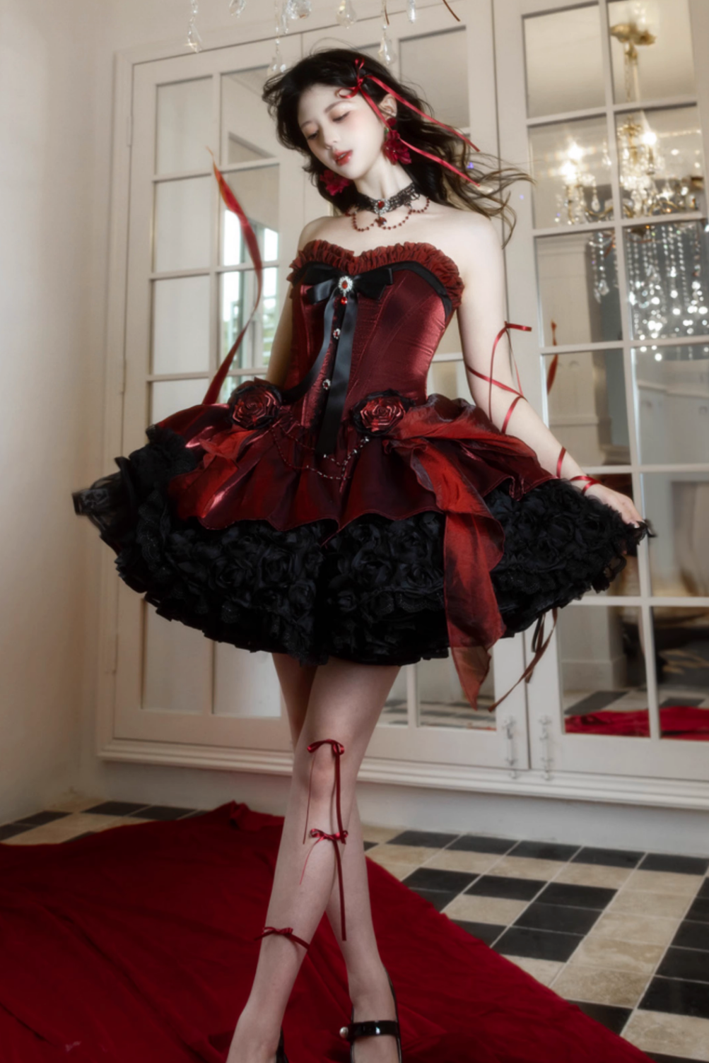 Set reservations: Trailing Gothic for Elegant Gorgeous Deadline 28th Rose April + Version Dress