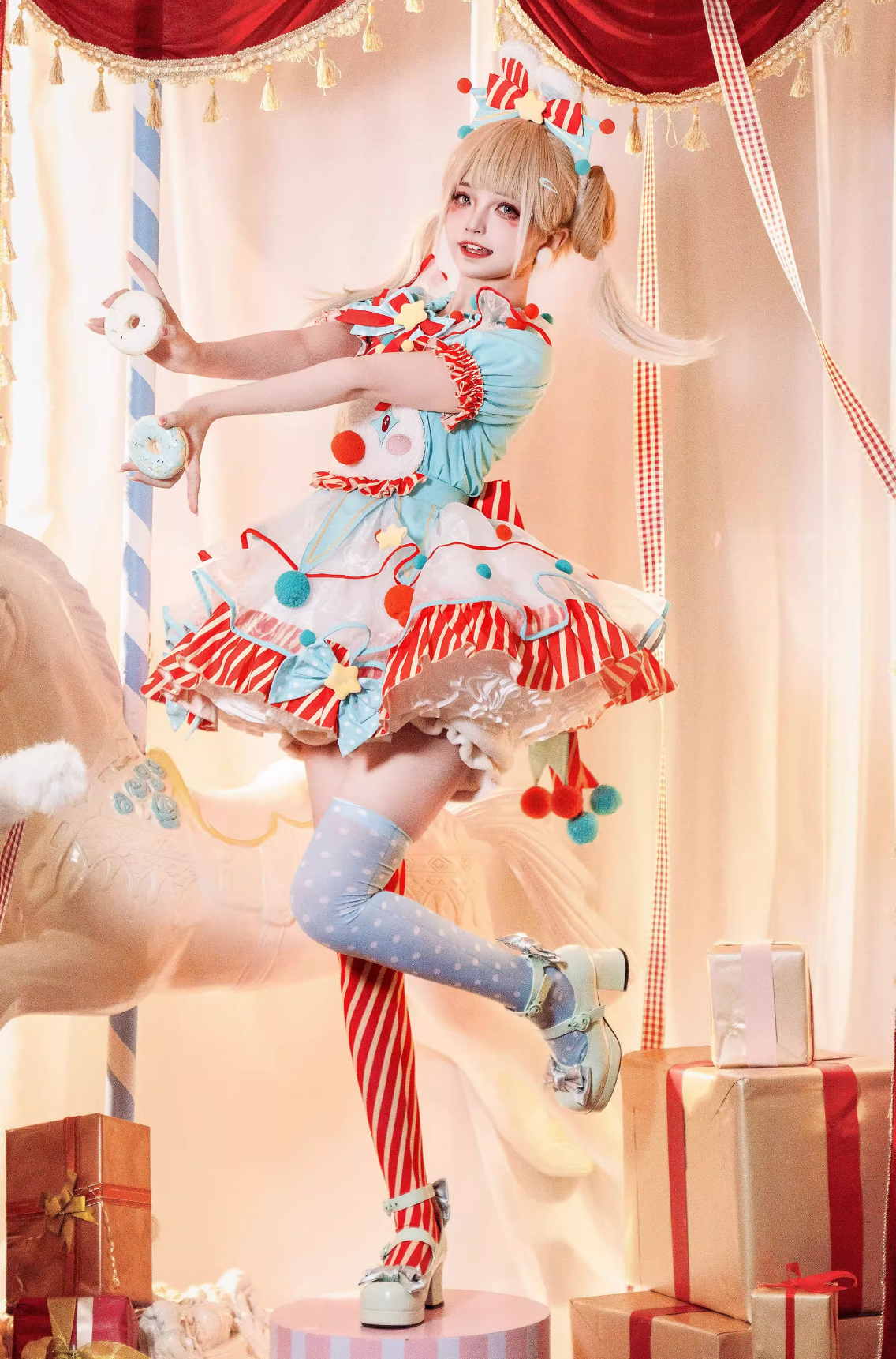 Pierrot Setup Complete Bunny Circus Dress