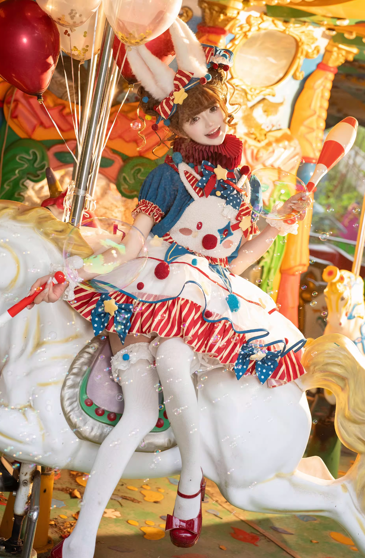 Pierrot Setup Complete Bunny Circus Dress