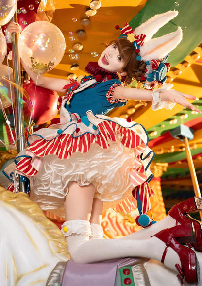 Complete Dress Pierrot Bunny Setup Circus