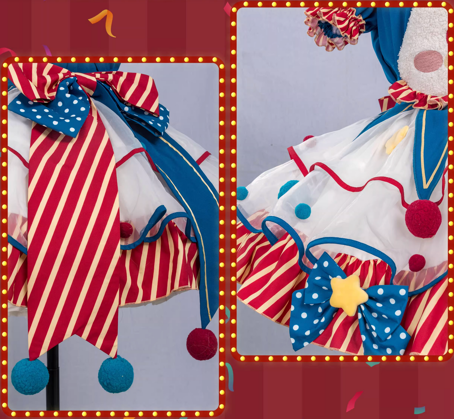 Complete Dress Pierrot Bunny Setup Circus