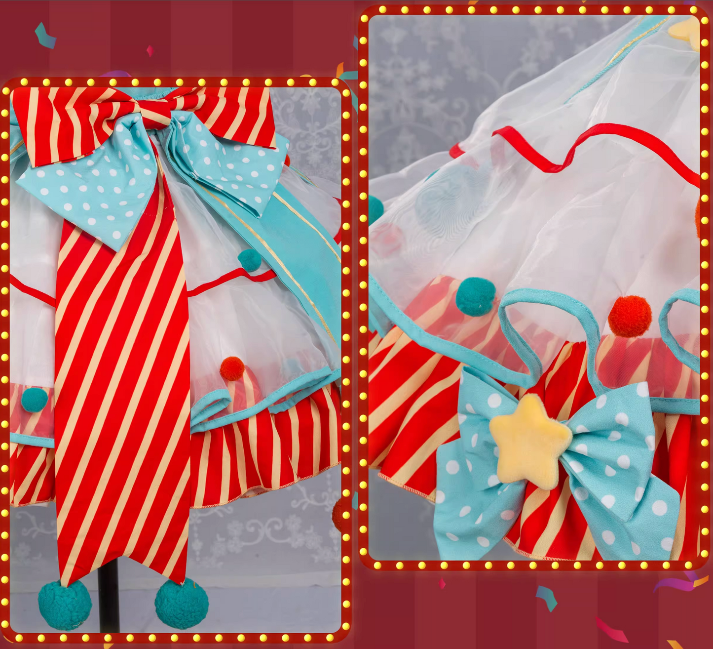 Complete Dress Pierrot Bunny Setup Circus