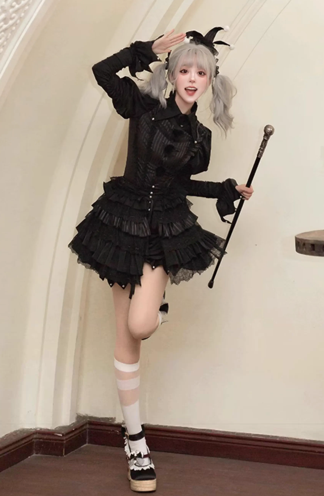 + プリンスセットアップハットピエロ