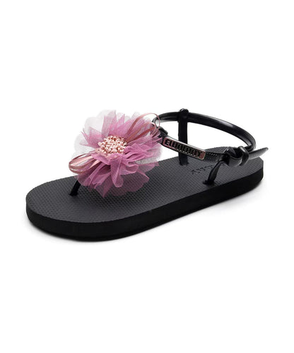 Vacation Flip Gray 2025 Flops New Style Beach Flower