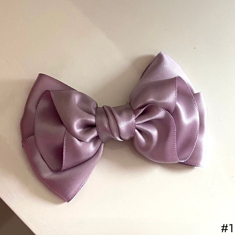 Bowknot Vintage Elegant Purple Hairclip Lolita