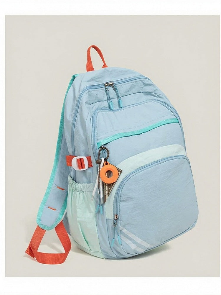 Large Casual Blue Backpack Lightweight Capacity with