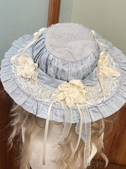 Purple Red Blue Black Hat / Beige