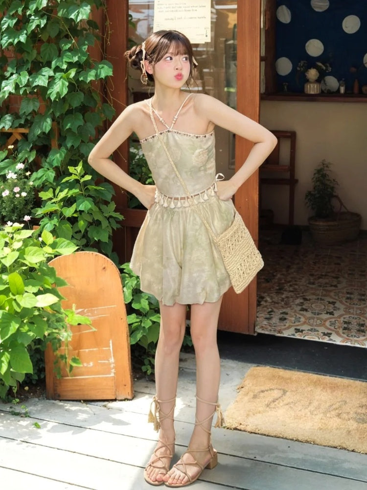 ダイショーツ ライトグリーン 伸縮性ウエストタイ