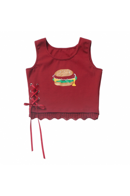 トップケーキ オーバーシャ​​ツ ノースリーブスカート +