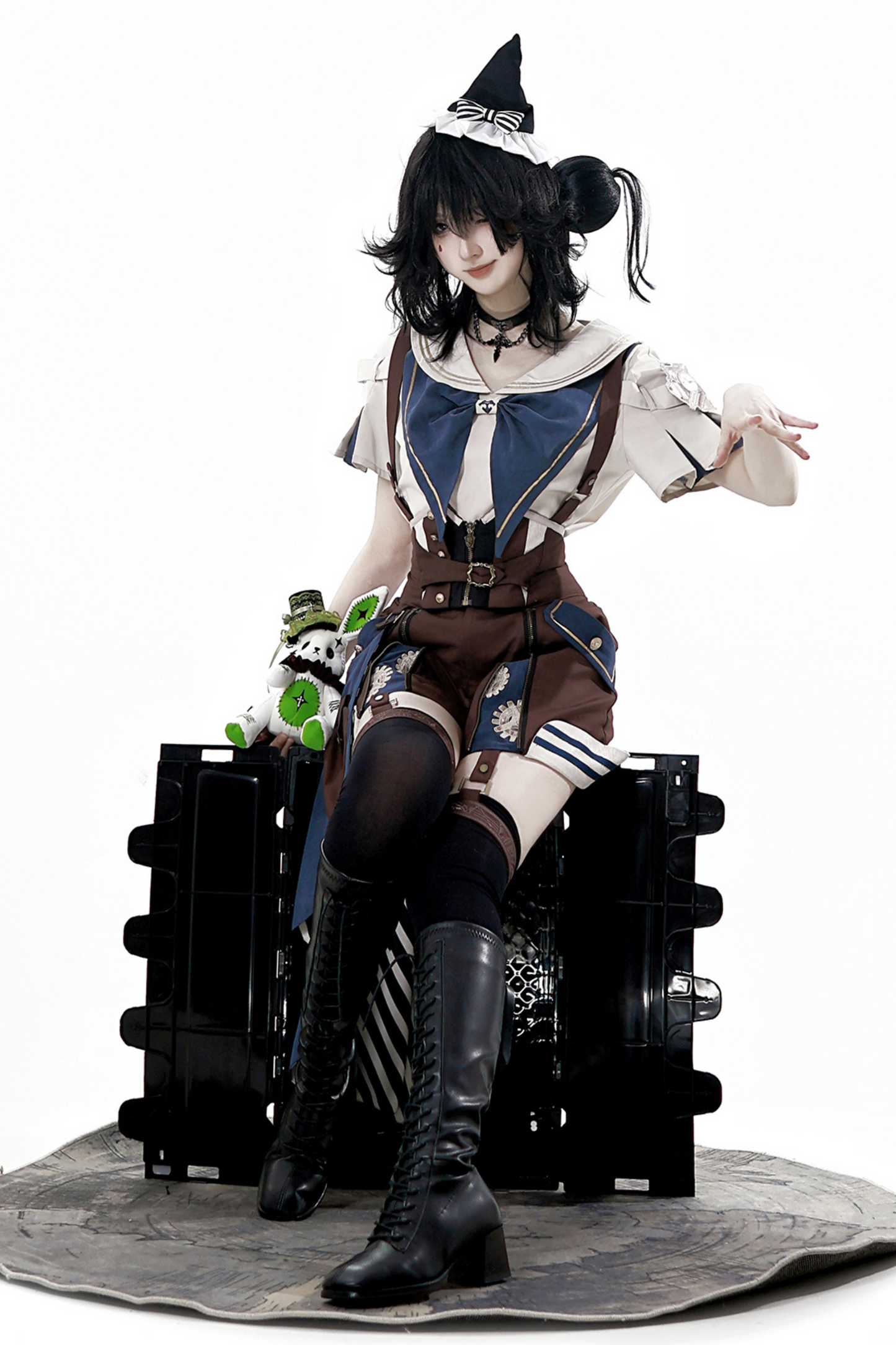 ボーイッシュセットアップスチームパンクプリンス