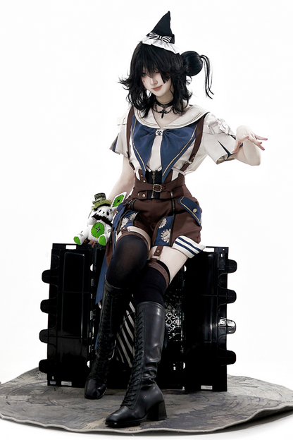 ボーイッシュセットアップスチームパンクプリンス