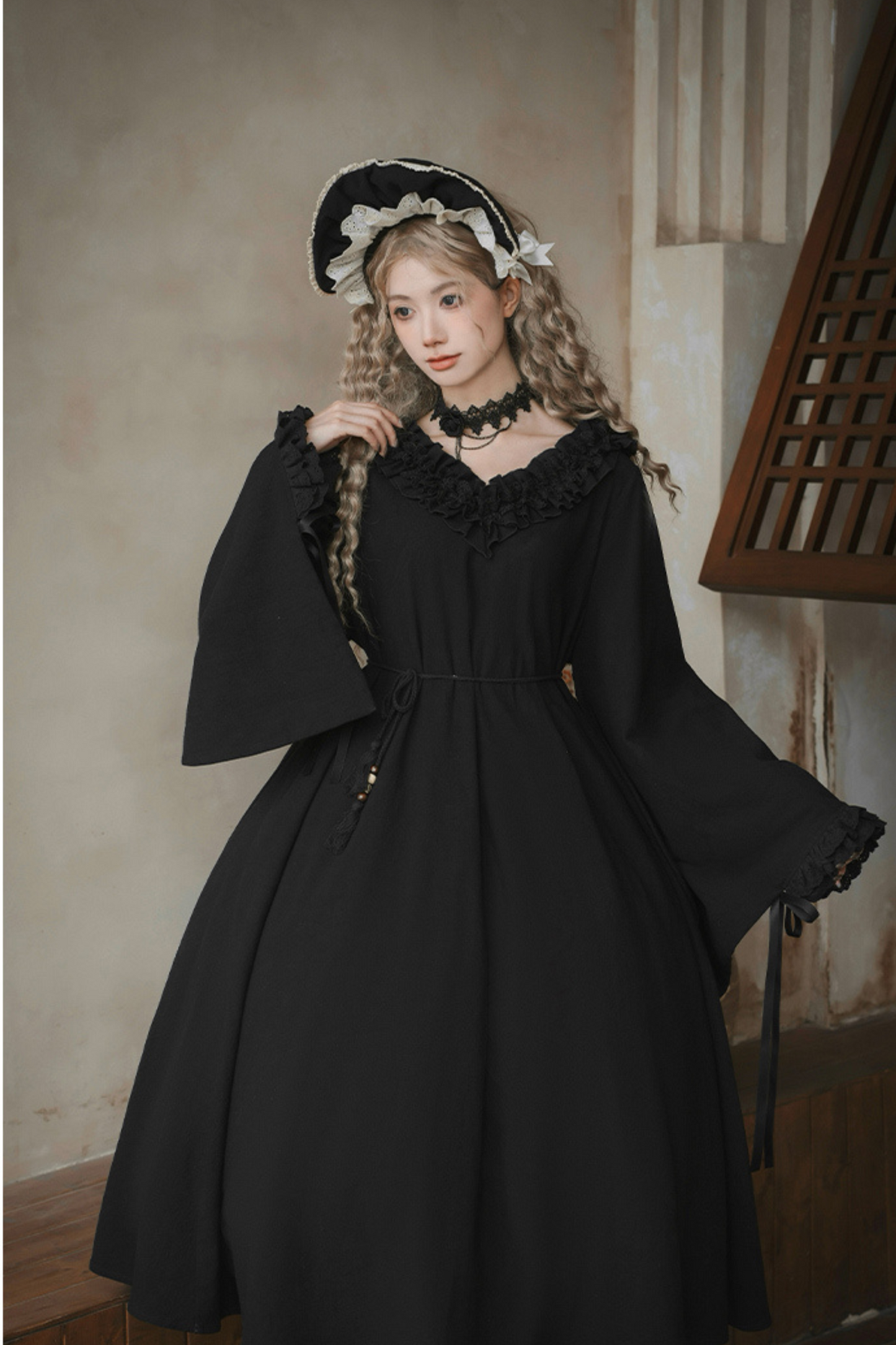 Apron Dress + Lolita Doll Gothic