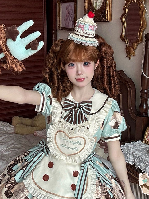 スイートハットミニロリータケーキ グリーンチェリーミント