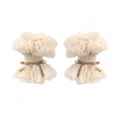 Cream Puff Sleeves Tulle